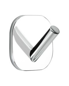 Solid 1 Haczyk / Nie wymaga wiercenia 2-pak - Chrom - Beslag Design