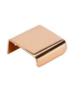 Uchwyt do szafki Lip - Polerowana miedź - Beslag Design