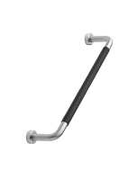 Lounge Uchwyt - Wygląd nierdzewnej stali / Czarna Skóra - 160 mm - Furnipart