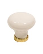24136 Galka - Porcelana / Polerowany mosiądz - Beslag Design